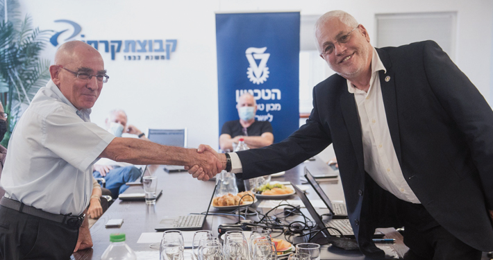 Yoel Carasso and Prof. Sivan