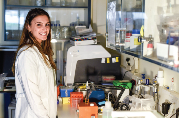 Sofia Segal, doctoral student at the Faculty of Biomedical Engineering